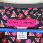 Betsey Johnson  Cat V-Neck Scrub Nurse Doctor Pharmacist Size XS EUC #2064 Photo 3