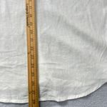 Orvis  Classic Collection White Linen Blend Button Front Shirt‎ Women's Small Photo 6