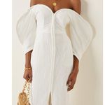 Mara Hoffman + Net Sustain Leonara puff sleeve midi dress white size 00 Photo 14