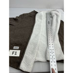 Sonoma Womans Open Front Shawl Cardigan 2x Brown Lined Open Front Photo 6