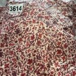 Sundry  Red Floral Long Sleeve Cotton Dress Size medium‎ Photo 7