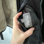 wilson's leather Wilson’s Leather Vintage Faux Fur-Lined Dark Brown Leather Bomber Jacket Sz M Photo 10