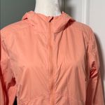 5.11  Tactical Lightweight Hooded Windbreaker Jacket Peach Size Medium Photo 3