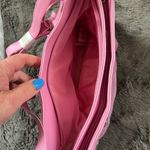 New Retro Pink Suede Haband Purse with Pocket Photo 9