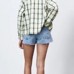 ZARA NWT  Plaid Overshirt Jacket Green Cream Relax Fit Bloggers Fav S Photo 3