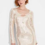 Wild Fable Women's Long Sleeve Sequin Mini Shift Holiday Dress - ™. Photo 0