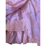 Maje  Rybiza Ruffled Pink Embroidered Boho Romantic Dress Women's Size SMALL Photo 7