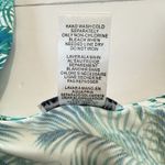 Tommy Bahama  Teal Floral Amongst Fronds Off Shoulder UPF Dress Pockets LARGE Photo 9