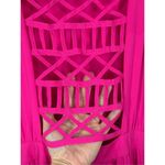 Gianni Bini  Lattice Back Maxi dress hot pink size 0 Photo 8