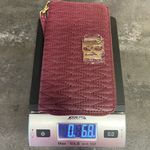 Badgley Mischka  Womens Long Wallet Phone Pocket Wristlet Plum Vegan Leather NWT Photo 13