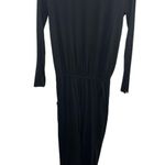 ZARA Women’s Romper Pants S Black Long Sleeve Jumper One Piece Small Whimsigoth Photo 0