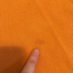 Pact Favorite Rib Racerback Tank Ribbed Midi Dress in Tangerine Orange Size XXL Photo 10