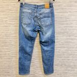 DU/ER Women's Performance Denim Girlfriend Jeans in Vintage Light Stone 28x28 Blue Size 28 Photo 8