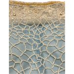 Sherri Hill Stunning  Baby Blue Beaded‎ Sequin Cropped Satin Low Back Top 10 Photo 2