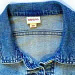 Merona Button Down Denim Jacket Blue Size Small Photo 6