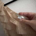 Kimchi Blue NWOT UO  One Shoulder Ruffle Midi Dress L Beige Photo 4