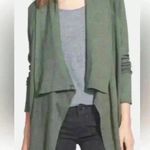 Splendid Open Front Cardigan Cotton Blend Soft Heather Green Womens Size Medium Photo 1