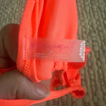FP Movement Shirr Enough Tank in Neon Coral Orange Size M Photo 4