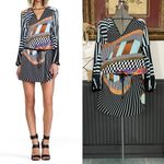 Clover Canyon Lautner Land Blouson Tie Waist Mini Dress - Sz S ๐งก๐ Photo 1