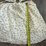 SABO Ales Pale Yellow Floral Cotton Mini Dress L Size L Photo 6