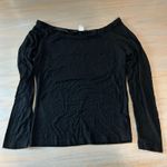 Black Off The Shoulder Long Sleeve Photo 0