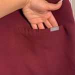 FIGS  Burgundy V-Neck Casma Scrub Top Medical Hospital Doctor Nurse Size XXL EUC Photo 2