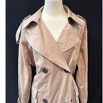 Vera Wang Women’s  Beige Long Trench Coat Sz XL Photo 1