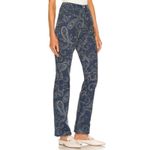 We Wore What The Icon Jean in Paisley Night Sky Size 27 Mid Rise Straight Leg NEW Photo 9