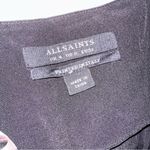 All Saints Black and Floral Silk Dress‎ Sz 0 Photo 5