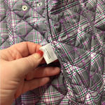 Peter Millar  Women’s Size Small Quilted Golf Vest Full Zip Pockets Lined Purple Photo 7