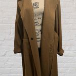 Tommy Hilfiger vtg Midi coat belt in wool cashmere blend sz xl Photo 6