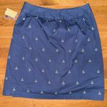 Kate Hill  Casual Wrap Skort Embroidered Anchors Photo 2