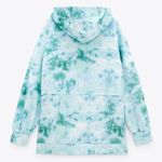 ZARA  Oversized Tie Dye Sweatshirt WHITE/BLUE/GREEN Size XS NEW Photo 6