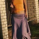 Free People Free-est Zella Convertible Skirt to Dress in Lavender Large Photo 2