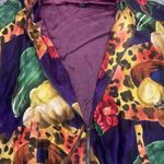 Silk Club Floral Hawaiian Bomber Style Jacket XL XXL Yellow Photo 3