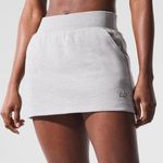 Alo Yoga Accolade Skirt Athletic Heather Grey M Photo 1