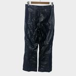 Wilfred  Black Faux Leather Straight Leg Pants Size 8 Photo 6