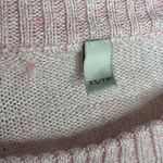 Pink 100% Linen‎ Knit Sweater Sz XS Soft Girl Coquette Preppy Cottage Core Photo 1