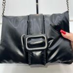 ZARA  Polyurethane Pillow Buckle Crossbody‎ Bag Photo 2