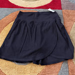 Aerie NWT Offline by Real Me Black Wrap Athletic Tennis Skirt Skort Size Small Photo 0