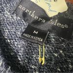 Vintage Northern Isles Marled Blue Wool blend sweater made in Korea Size L Photo 7