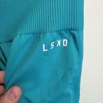 LSKD Womens Limitless Seamless Full Length Legging Hyper Teal Size Large Workout Green Photo 4