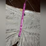 DKNY very slim fit jeggings metallic gold animal print sz 12 Photo 6