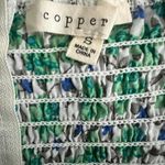 Copper Key Green Ditsy Floral Smocked Back Sundress - Women's Small Photo 4