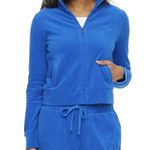 Juicy Couture NWOT Medium Royal Blue Tracksuit- Terry Cloth Jacket And Pants Set Photo 5