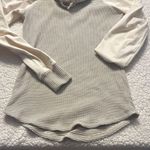 Columbia Striped Gray and Cream Hoodie Photo 4