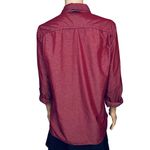 ExOfficio Women’s Dryflylite Fishing Long Sleeve Shirt Button Down size L Red Size L Photo 2