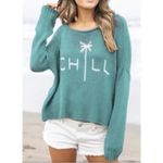 Wooden Ships by Paola Buendia 'Chill' Cropped Drop Sleeve Sweater Photo 7
