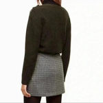 Artiza Wilfred Essonne Plaid Mini Skirt Wool Cashmere Blend Sz 4 Tan Photo 1