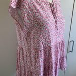 Anthropologie Jane + Delancey floral Medium cap sleeve peplum blouse Photo 1